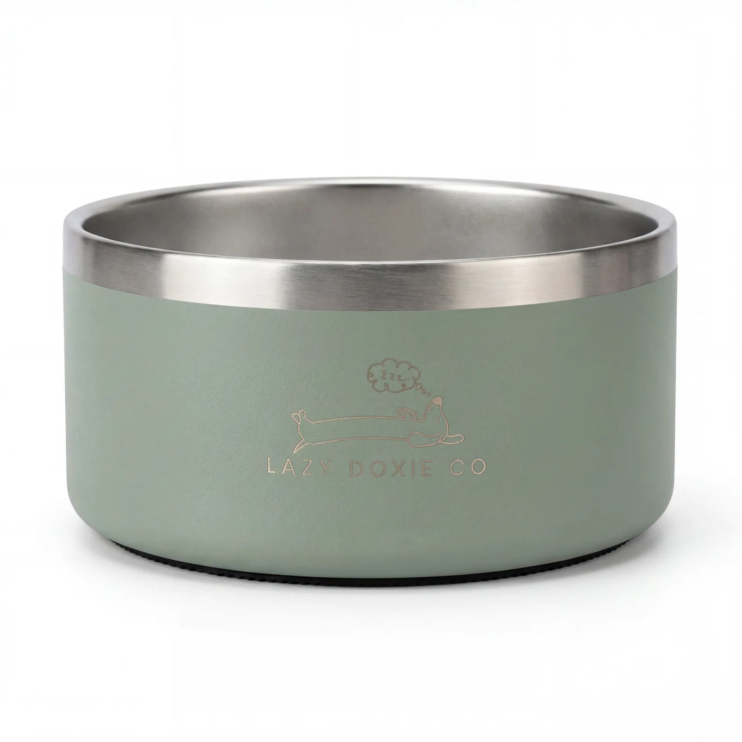1ltr Stainless Steel Dog Bowl - Lazy Doxie Co