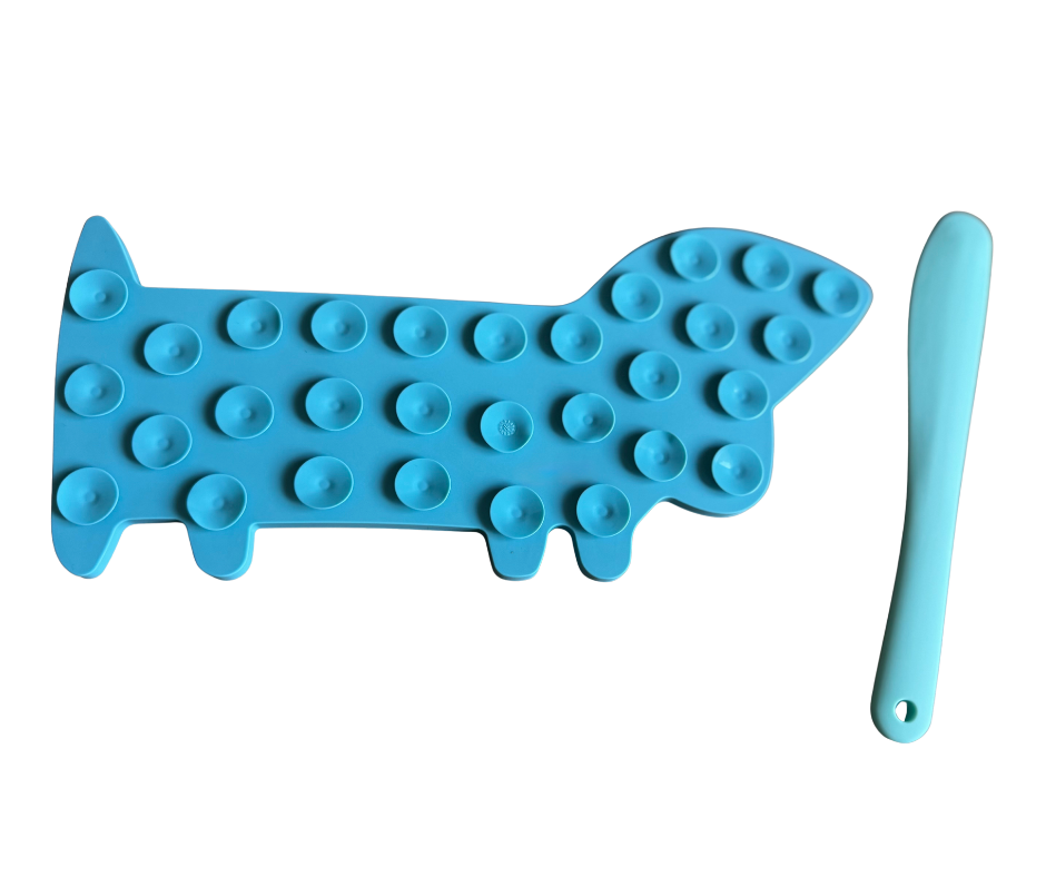 Dachshund Lick Mat + Spatula