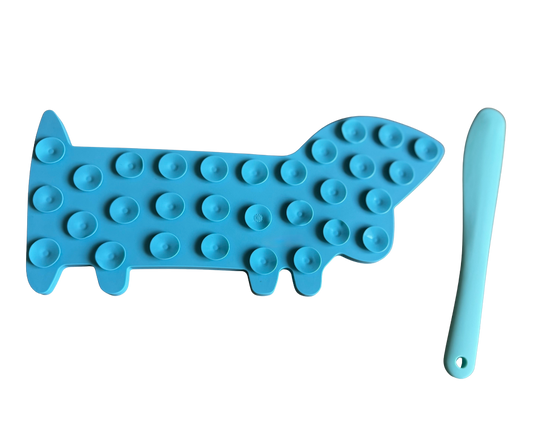 Dachshund Lick Mat + Spatula