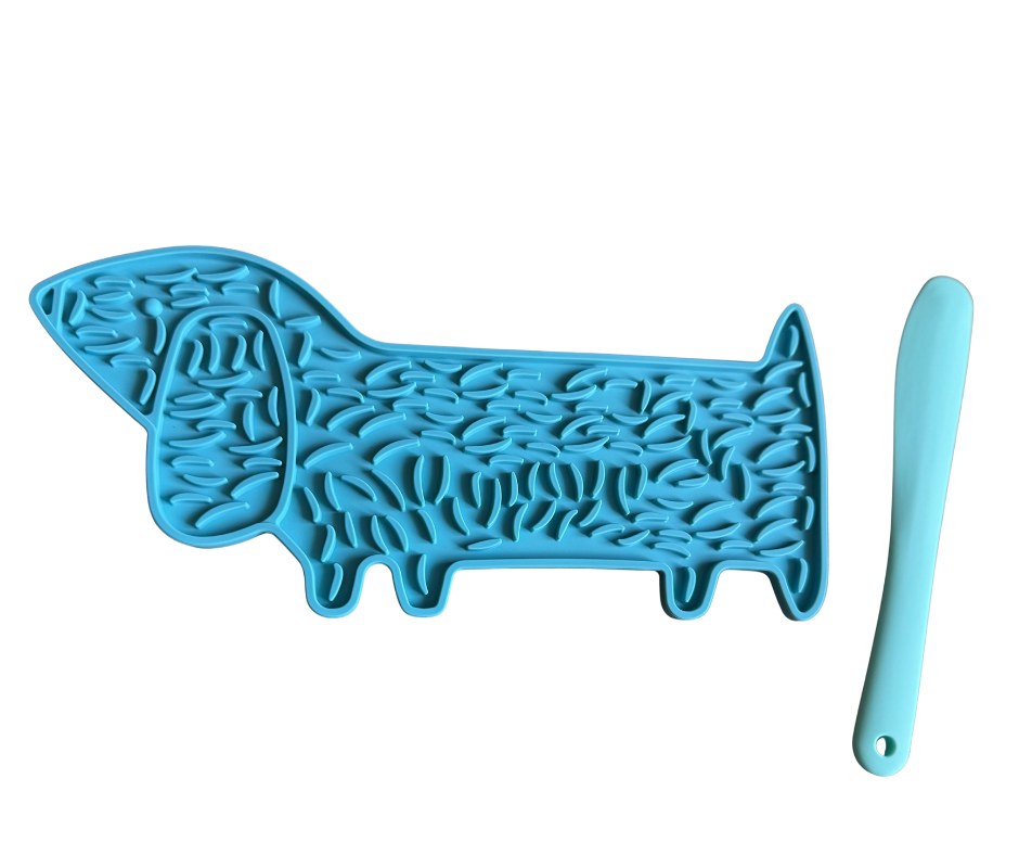 Dachshund Lick Mat + Spatula
