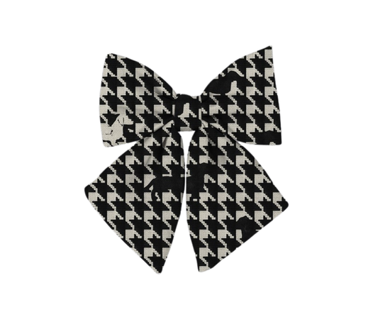 Dachshund Bows - 'Houndstooth Hound'