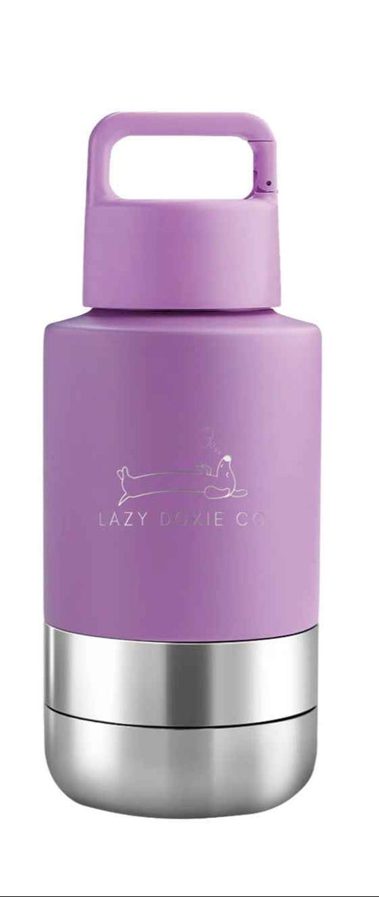 Multifunction Water Bottle - 'Berry Pawsplorer'