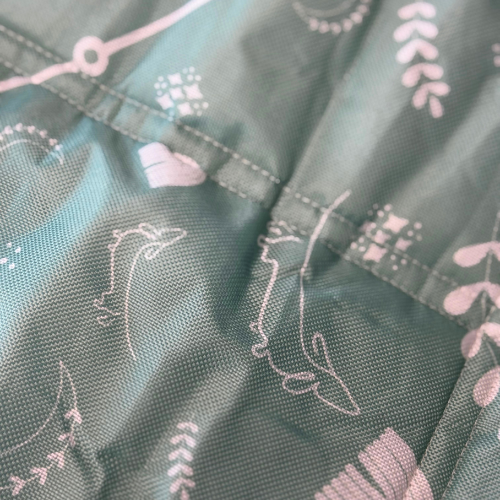 Travel Mat + Crossbody Strap - Mint to Adventure