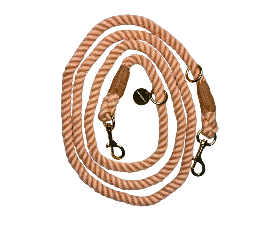 Mulit-Functional Rope Leash - Pink Pawrade