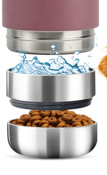 Multifunction Water Bottle - 'Evergreen Pup'