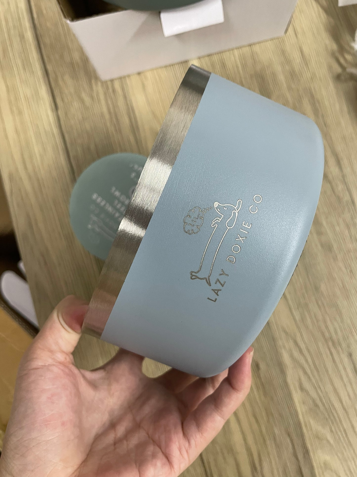 1ltr Stainless Steel Dog Bowl