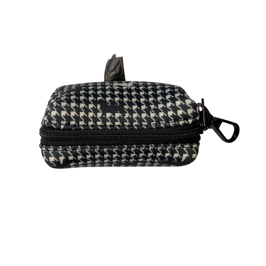 Poop Bag Holder - 'Houndstooth Hound'