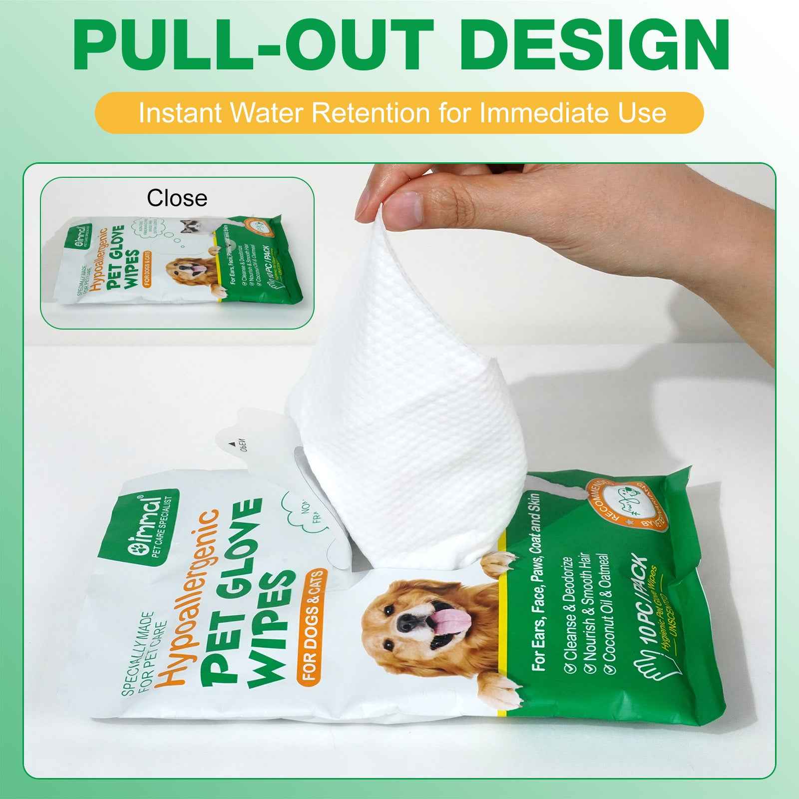 Dog Cleaning Gloves - 10pk