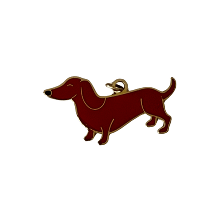 Personalised Dachshund Collar Charm - Lazy Doxie Co