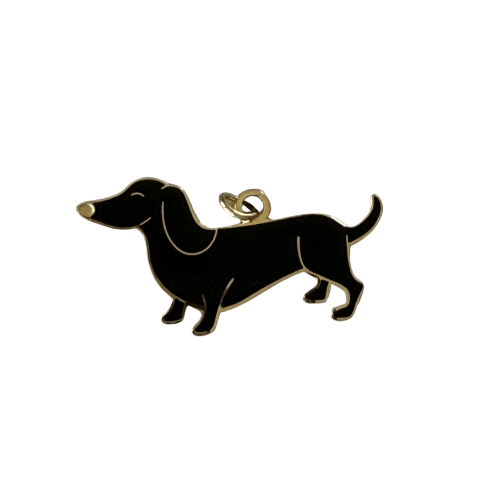 Personalised Dachshund Collar Charm - Lazy Doxie Co