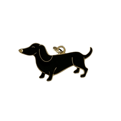 Personalised Dachshund Collar Charm - Lazy Doxie Co