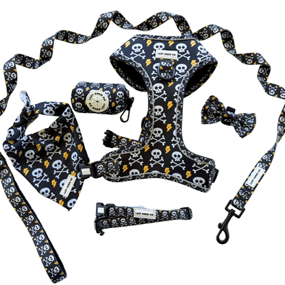 Daily Doxie Bundle - Over - Head Harness + Bow Tie - Lazy Doxie Co