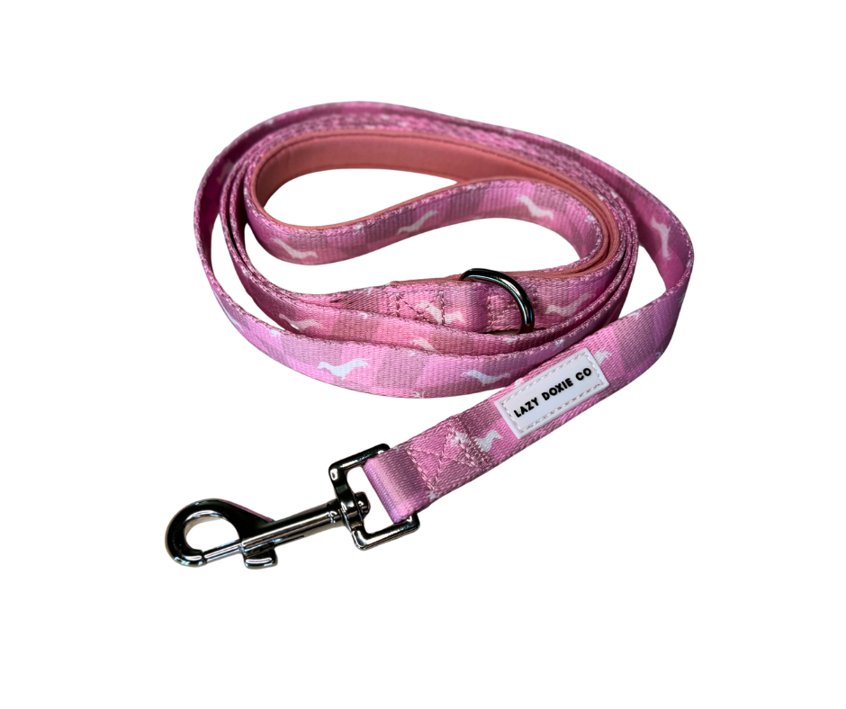 Dachshund Leash - 'Pinky Pupwalk'