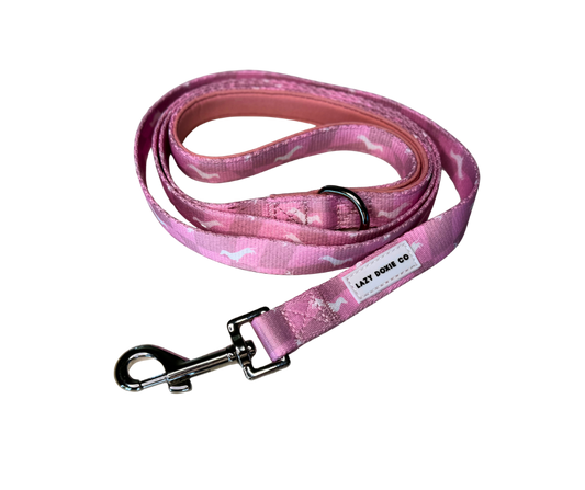 Dachshund Leash - 'Pinky Pupwalk'