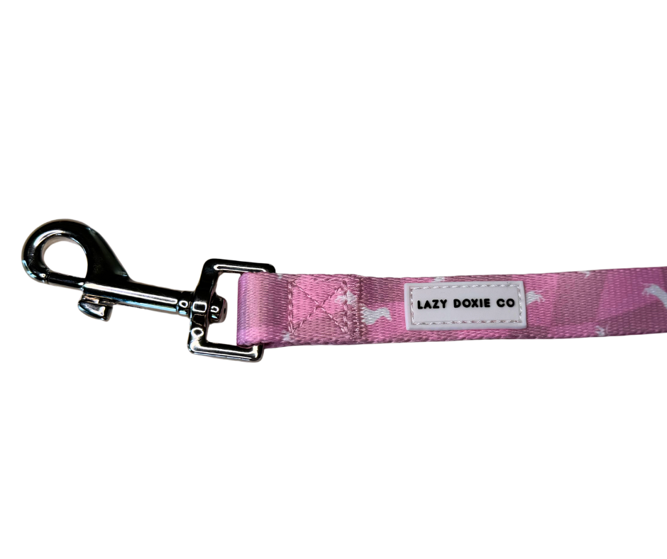Dachshund Leash - 'Pinky Pupwalk'