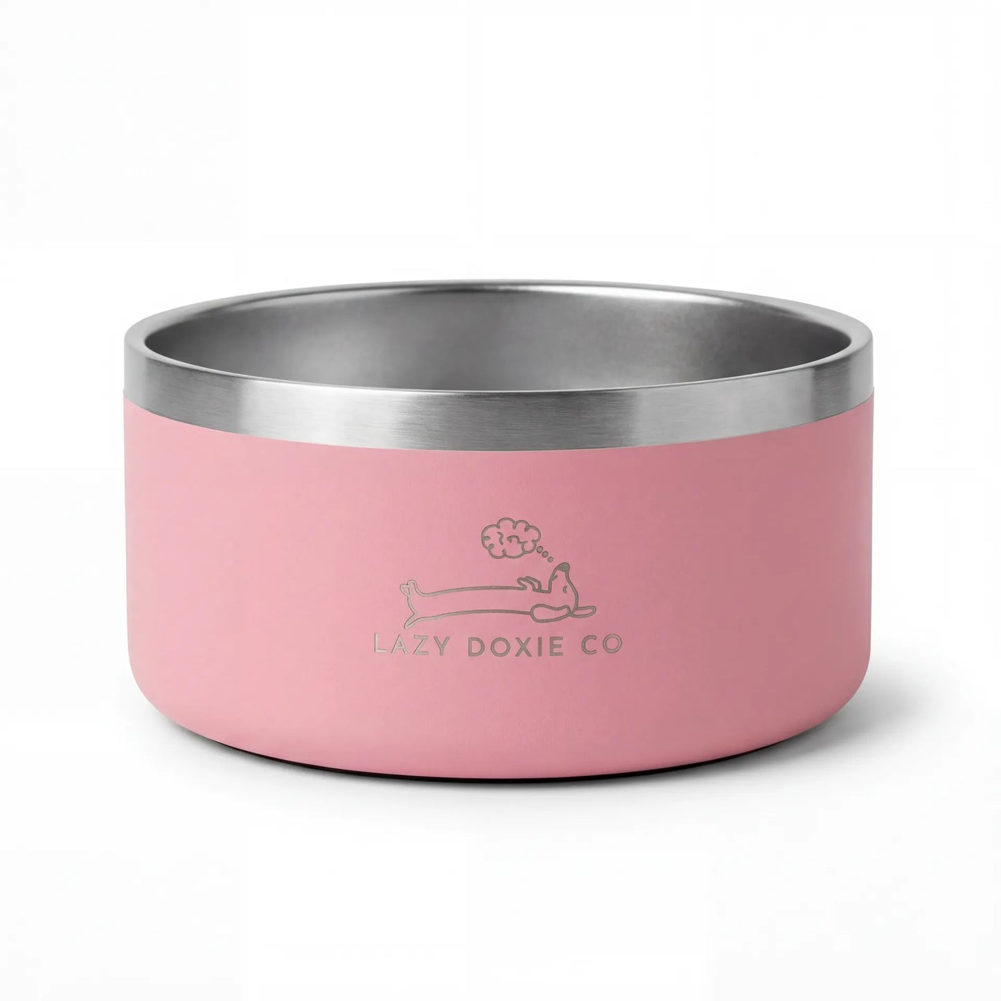 1ltr Stainless Steel Dog Bowl - Lazy Doxie Co