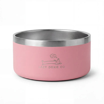 1ltr Stainless Steel Dog Bowl - Lazy Doxie Co