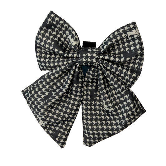 Dachshund Bows - 'Houndstooth Hound'