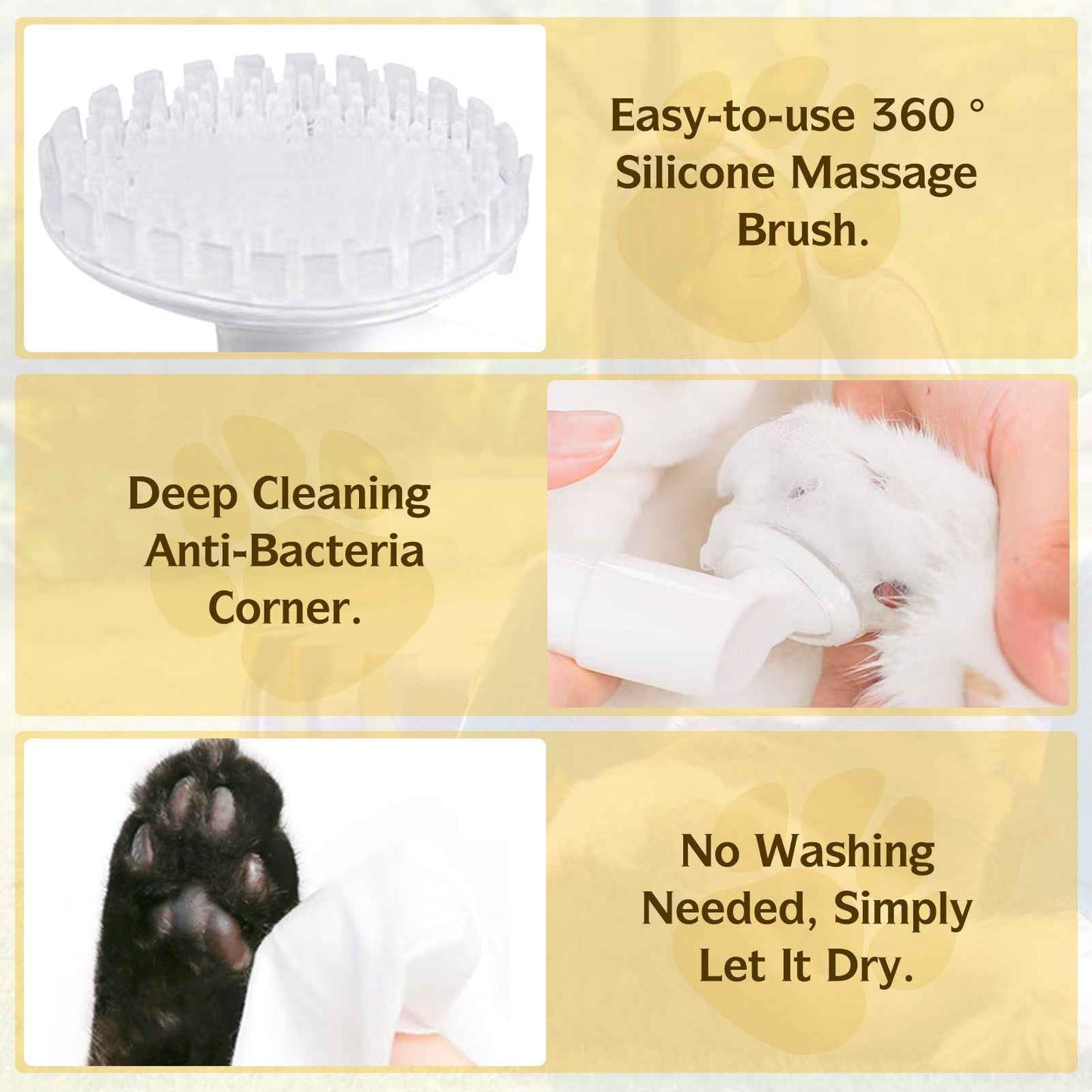 Waterless Paw Cleaner – Foam Shampoo