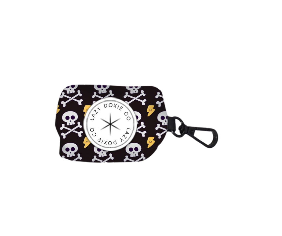 Poop Bag Holder - 'Bad to the Bone'