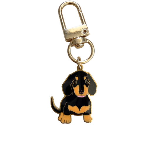 Personalised Dachshund Collar Charm - Lazy Doxie Co