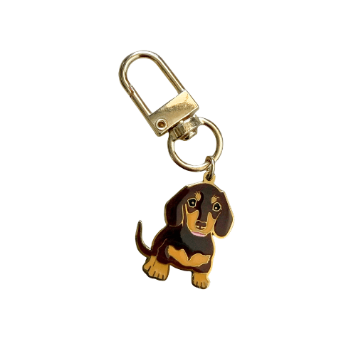 Personalised Dachshund Collar Charm - Lazy Doxie Co
