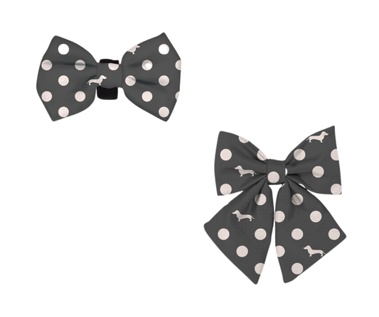 Dachshund Bows - 'Dash 'n' Dots'