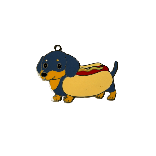 Personalised Dachshund Collar Charms - Lazy Doxie Co