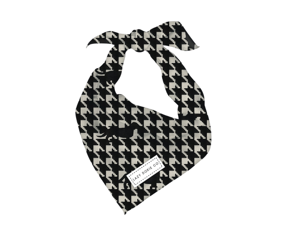 Bandana - 'Houndstooth Hound'