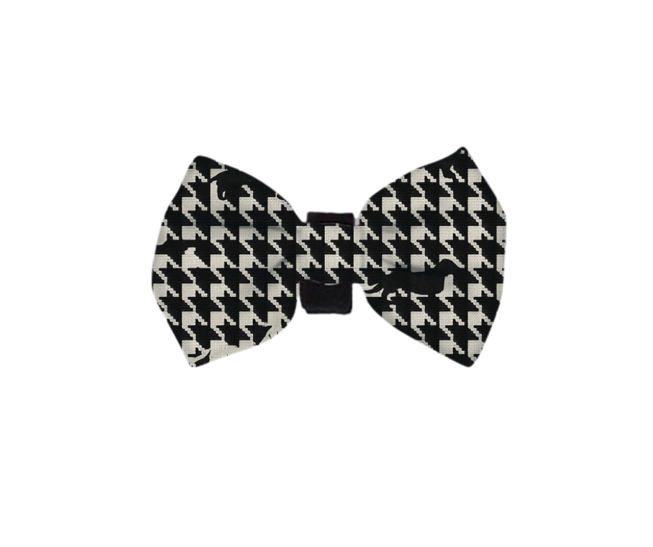 Dachshund Bows - 'Houndstooth Hound'