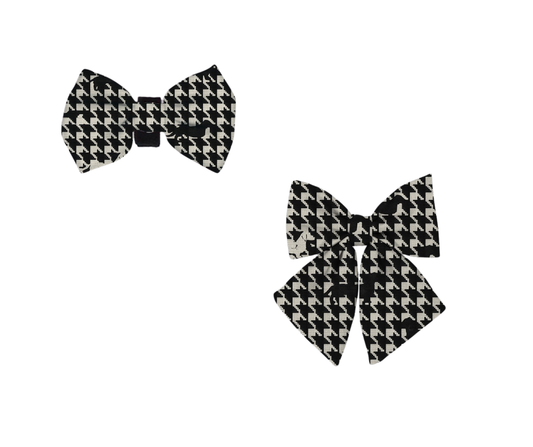 Dachshund Bows - 'Houndstooth Hound'