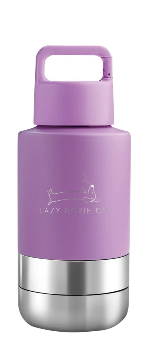 Multifunction Water Bottle - 'Berry Pawsplorer'
