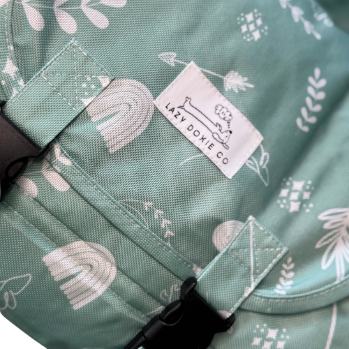 Travel Mat + Crossbody Strap - Mint to Adventure