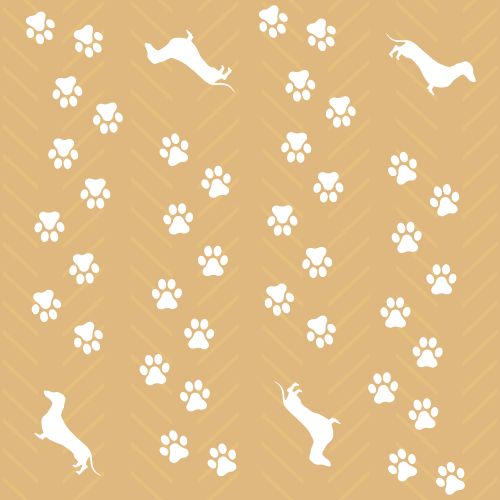 Travel Mat + Crossbody Strap - Pawprint Picnic