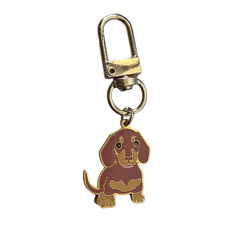 Personalised Dachshund Collar Charm - Lazy Doxie Co