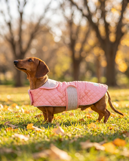 Dachshund Quilted Fleece Jackets - Lazy Doxie Co