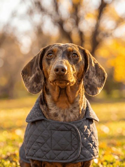 Dachshund Quilted Fleece Jackets - Lazy Doxie Co