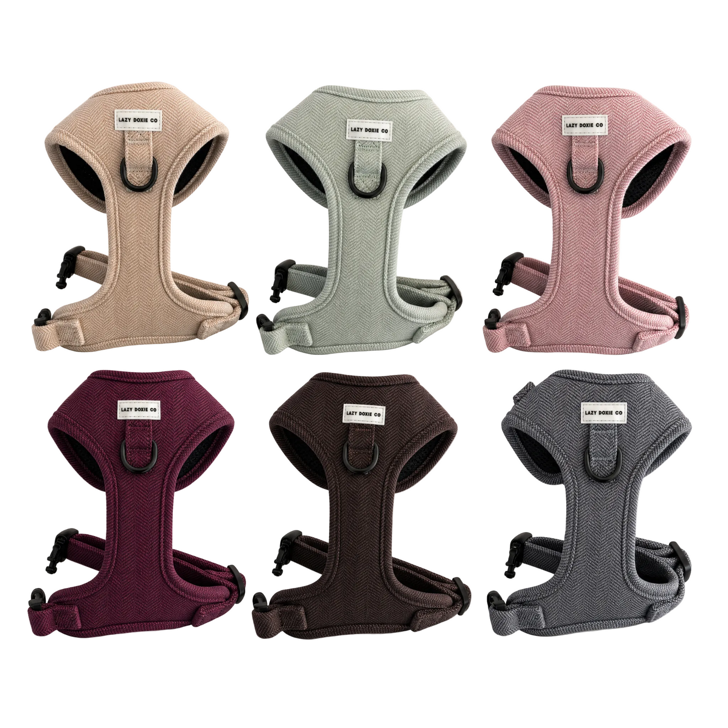 Over-Head Tweed Dachshund Harness