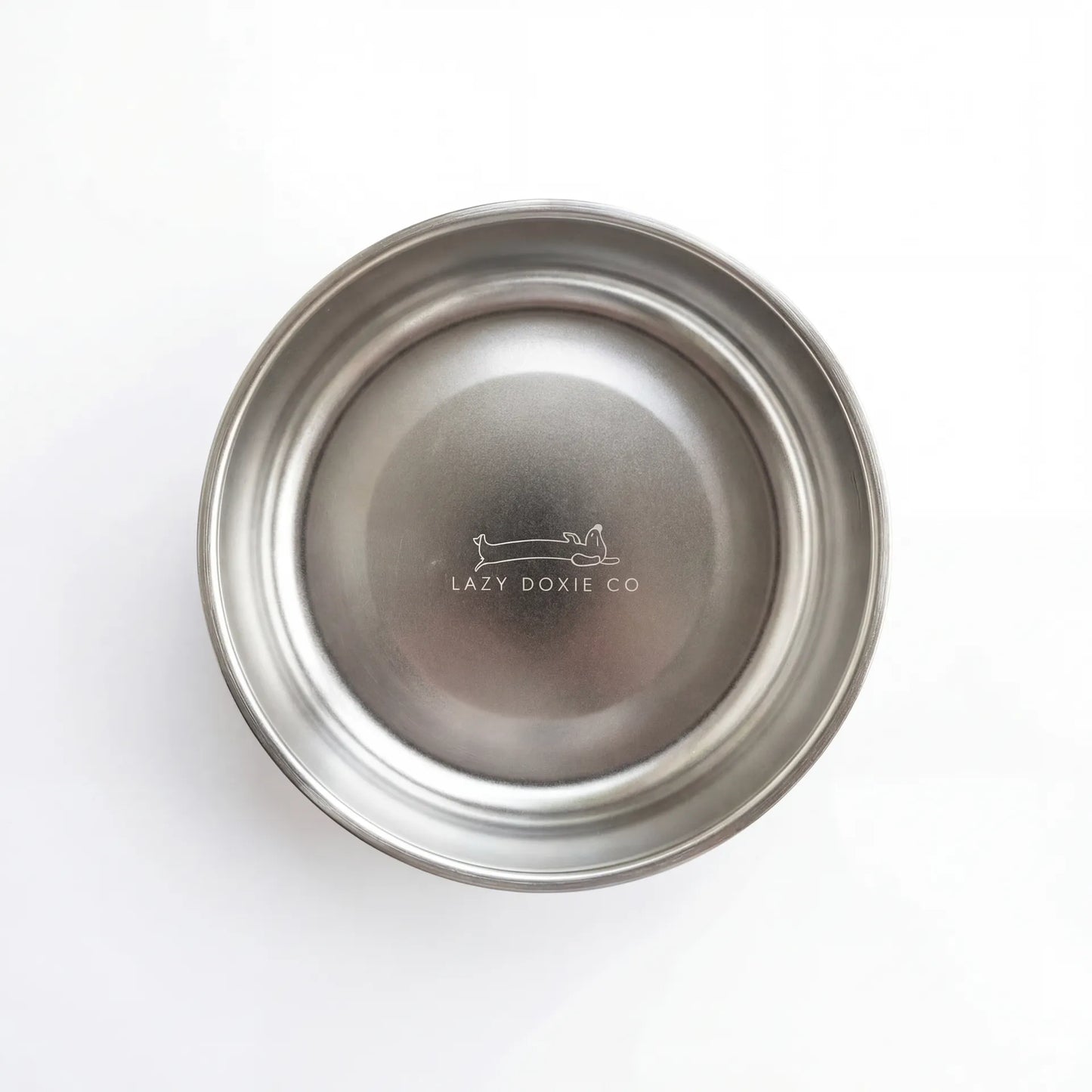 1ltr Stainless Steel Dog Bowl - Lazy Doxie Co