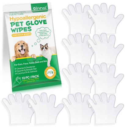 Dog Cleaning Gloves - 10pk