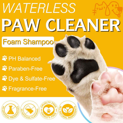 Waterless Paw Cleaner – Foam Shampoo