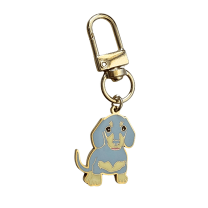 Personalised Dachshund Collar Charm - Lazy Doxie Co