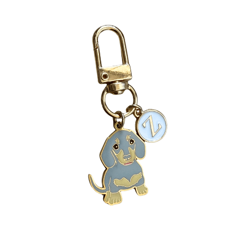 Personalised Dachshund Collar Charm - Lazy Doxie Co