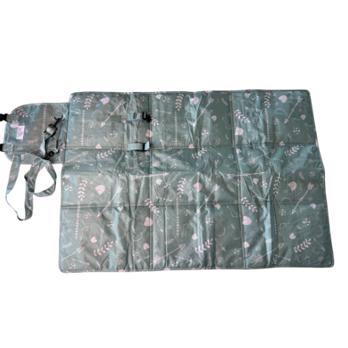 Travel Mat + Crossbody Strap - Mint to Adventure