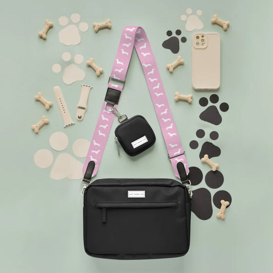 Walking All-Rounder Bag - Pinky Pupwalk - Lazy Doxie Co